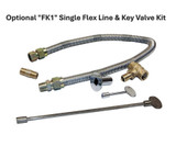 CROSSFIRE 2.0 Match Lit "Universal" Brass Burner w/ Round Plate