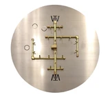 CROSSFIRE 2.0 Match Lit "Universal" Brass Burner w/ Round Plate