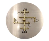 CROSSFIRE 2.0 Match Lit "Universal" Brass Burner w/ Round Plate