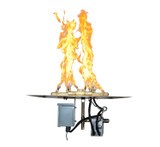 CROSSFIRE 2.0 "Universal" Brass Burner w/ Round Plate and Electronic Ignition Option