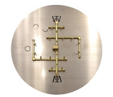 CROSSFIRE 2.0 "Universal" Brass Burner w/ Round Plate and Electronic Ignition Option