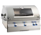 Fire Magic Aurora A790I 36-Inch Built-In Natural Gas Grill With Magic View Window, Rotisserie, And Analog Thermometer