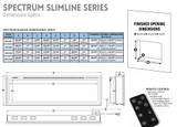modern flames spectrum slimline electric fireplace spec sheet