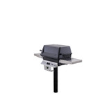 PGS T40 Post Mount Aluminum Commercial BBQ Grill w/ Built-in Timer