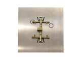 CROSSFIRE 2.0 "Universal" Brass Burner w/ Square Plate and Electronic Ignition Option