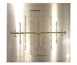 CROSSFIRE 2.0 "Universal" Brass Burner w/ Square Plate and Electronic Ignition Option