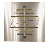 CROSSFIRE 2.0 "Universal" Brass Burner w/ Square Plate and Electronic Ignition Option