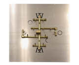 CROSSFIRE 2.0 "Universal" Brass Burner w/ Square Plate and Electronic Ignition Option