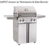 AOG T-Series Portable Cart Mount Gas Grill - 24"