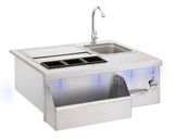 Summerset 30" Lighted Beverage & Prep Station
