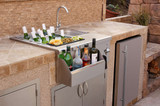 Summerset 30" Lighted Beverage & Prep Station