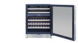 Summerset 24" 5.3c Deluxe Outdoor Dual Zone Wine Cooler open