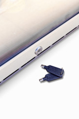 Summerset 24" 5.1c Outdoor Refrigerator w/ Glass Door lock