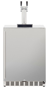 24" 6.6c Deluxe Outdoor Rated Kegerator (Optional Tap)