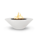 Cazo Round Wide Ledge Fire Pit - GFRC Concrete