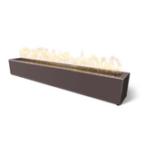 Eaves Linear Fire Pit - Metal Powder Coat
