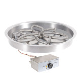 Round Drop In Pan & SS Lotus Burner