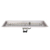 Rectangular Drop In Pan & SS Linear Bullet Burner