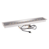 Rectangular Drop In Pan & SS Linear Bullet Burner