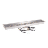 Rectangular Drop In Pan & SS Linear Bullet Burner