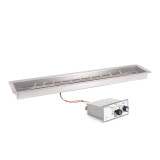 Rectangular Drop In Pan & SS Linear Bullet Burner