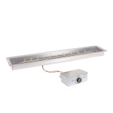 Rectangular Drop In Pan & SS Linear Bullet Burner