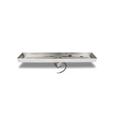 Rectangular Lipless Drop In Pan & SS Linear Burner
