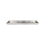 Rectangular Raised Lip Drop In Pan & SS Linear Burner
