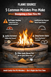 5 Common Gas Fire Pit Design Mistakes Pros Make (and How to Avoid Them)