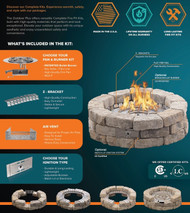Simplify Your Next Fire Pit Project with Our Paver Kits