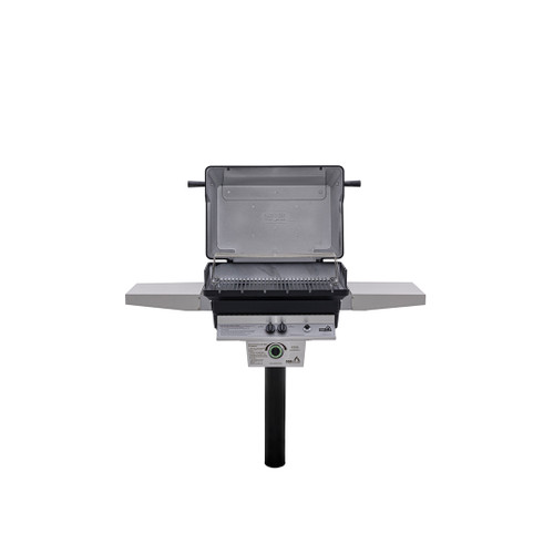 PGS T40 Post Mount Aluminum Commercial BBQ Grill w/ Built-in Timer