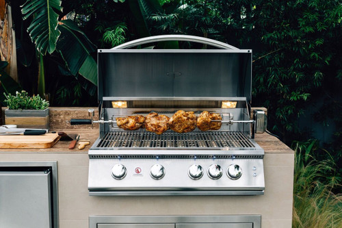 Rotisserie Kit for 40" Summerset TRL Pro Grill w/ chicken