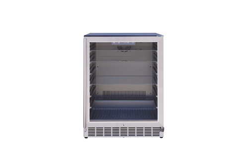 Summerset 24" 5.1c Outdoor Refrigerator w/ Glass Door closed Summerset 24" 5.1c Outdoor Refrigerator w/ Glass Door closed
