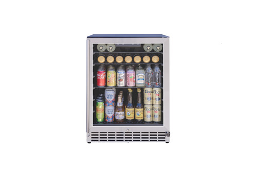 Summerset 24" 5.1c Outdoor Refrigerator w/ Glass Door