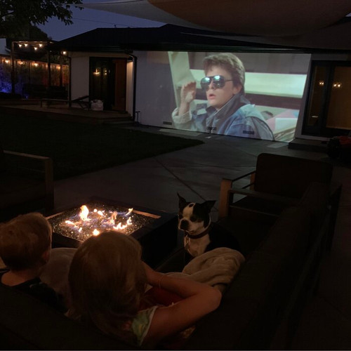 Quad Square Fire Pit - Metal Powder Coat