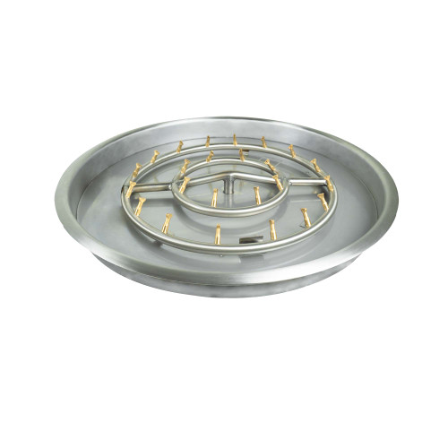 Round Drop In Pan & SS Round Bullet Burner Round Drop In Pan & SS Round Bullet Burner