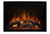 Redstone premium electric fireplace insert orange flames