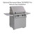 PGS Legacy S27T Commercial BBQ Grill w/ Built-in Timer