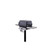 PGS T40 Post Mount Aluminum Commercial BBQ Grill w/ Built-in Timer