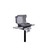 PGS T40 Post Mount Aluminum Commercial BBQ Grill w/ Built-in Timer