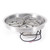 Round Drop In Pan & SS Lotus Burner