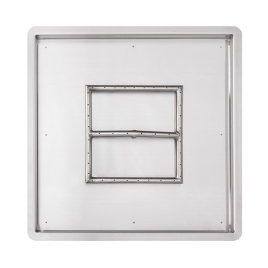 Square Cooking Insert Square Drop In Pan & SS Square Burner