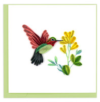 Hummingbird Quilling Card Hummingbird Quilling Card