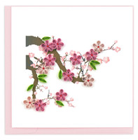 Cherry Blossom Quilling Card