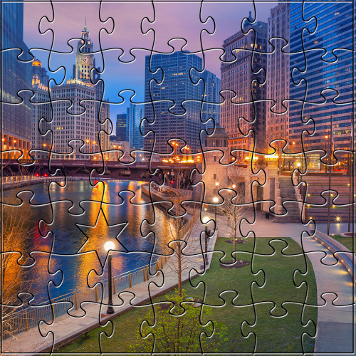 Chicago Twilight Zen Puzzle