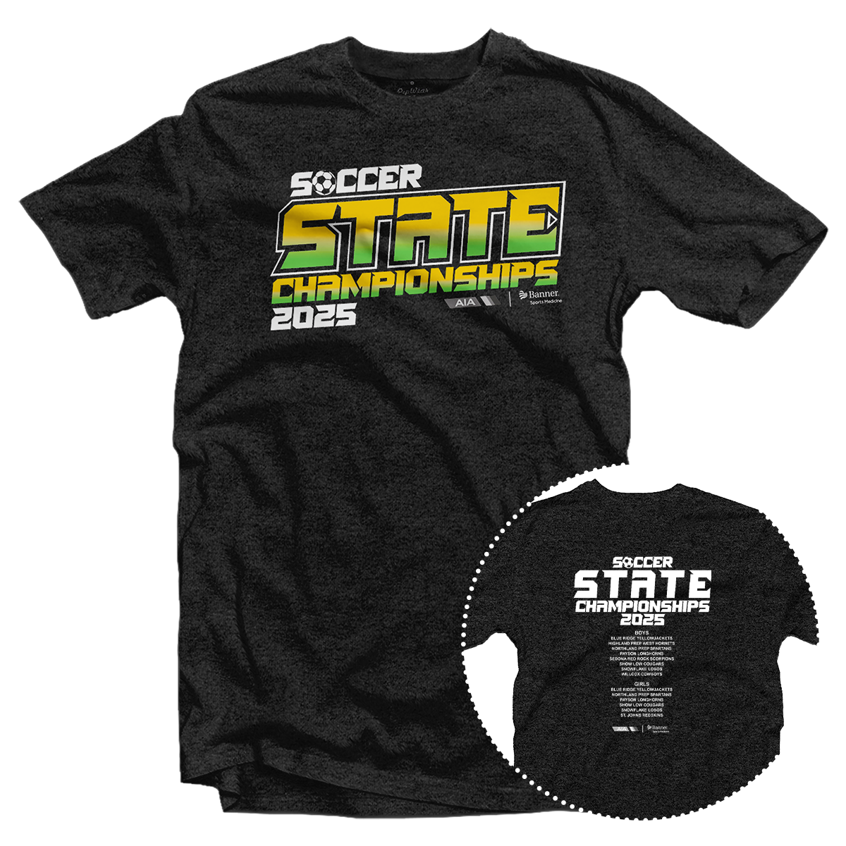 2025 AIA Fall Soccer State Championship T-Shirt