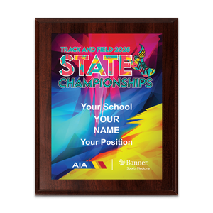 2025 AIA Track & Field State Championships 8x10 Plaque