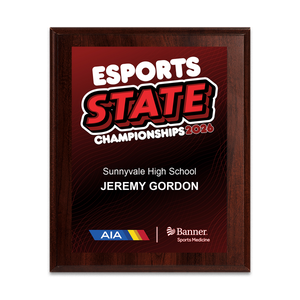 2026 AIA eSports State Championships 8x10 Plaque