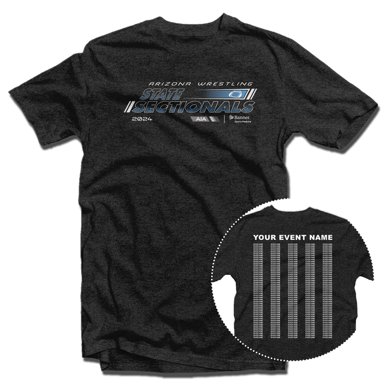 2024 AIA Wrestling State Sectionals T-Shirt