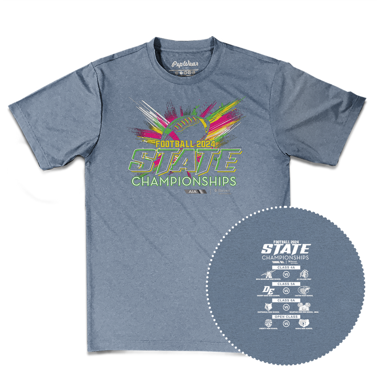 2024 AIA 4A/5A/6A/Open Football State Championships Performance T-Shirt